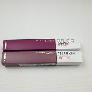2 Maybelline Super Stay Matte Ink Lipsticks